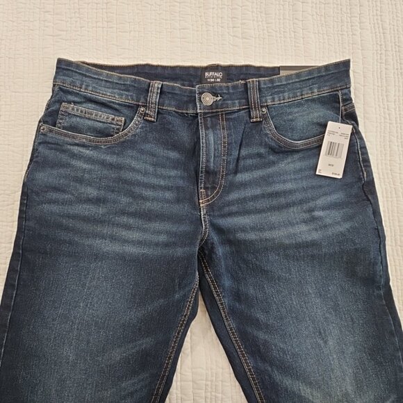 Buffalo David Bitton Evan Jeans NEW Men's 34x32 Stretch Slim Straight Denim NWT - Picture 9 of 16